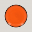 Тарелка D 18 см плоская, Фарфор цвет оранжевый, Lea Rak Porcelain