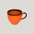 Чашка чайная 280 мл, Фарфор цвет оранжевый, Lea Rak Porcelain