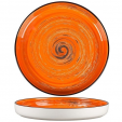 Тарелка с бортом Texture Orange Circular 23 см, P.L. Proff Cuisine