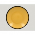 *Тарелка глубокая Coupe D 26 см 1.2 л, Фарфор цвет жёлтый, Lea Rak Porcelain