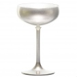 Бокал блюдце для шампанского D 9.5 см h 14.5 см 230 мл цвет серебряный, Elements Stolzle