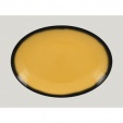 *Блюдо овальное 32х23 см, Фарфор цвет жёлтый, Lea Rak Porcelain