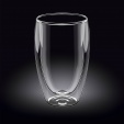 Стакан Хайбол 550 мл d 8.5 см h 15.5 см с двойными стенками, Thermo Glass Wilmax