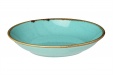 Тарелка d 21 см глубокая 400 мл цвет бирюзовый, Seasons Porland