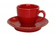 Чашка 90 мл кофейная цвет красный, Seasons Porland