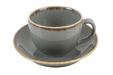 Чашка 340 мл чайная цвет тёмно серый, Seasons Porland