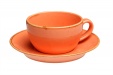 Блюдце для чайной чашки  16 см цвет оранжевый, Seasons Porland