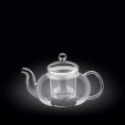 Чайник заварочный 620 мл со стеклянной колбой, термостекло Thermo Glass Wilmax 