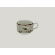 *Чашка 230 мл чайная штабелируемая цвет серый Peppery, Rak Porcelain, ОАЭ