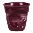 Чашка для латте Мятая 400 мл Barista (Бариста) высота 10.3 см фиолетовая, P.L. Proff Cuisine