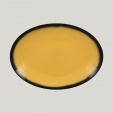 *Блюдо овальное 26х19 см, Фарфор цвет жёлтый, Lea Rak Porcelain