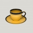 *Чашка чайная 230 мл, Фарфор цвет жёлтый, Lea Rak Porcelain