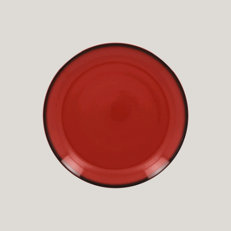 Тарелка D 21 см плоская, Фарфор цвет красный, Lea Rak Porcelain