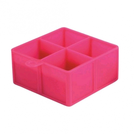 Форма для льда силиконовая Куб 45*45 мм 4 ячейки, P.L. BarWare