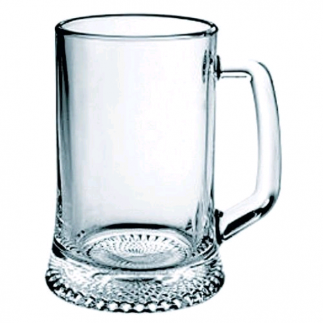 Кружка для пива Дрезден 500 мл d 9 см h 15 см, стекло ОСЗ, Россия