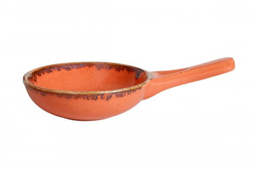 Сковорода фарфоровая d 14 см 350 мл цвет оранжевый, Seasons Porland