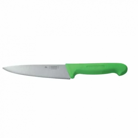 Нож PRO-Line поварской, зеленая пластиковая ручка, 16 см P.L. Proff Cuisine