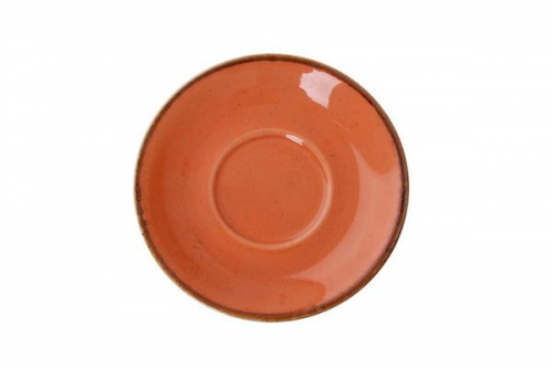 Блюдце для чайной чашки d-160 мм цвет оранжевый, Seasons, Porland