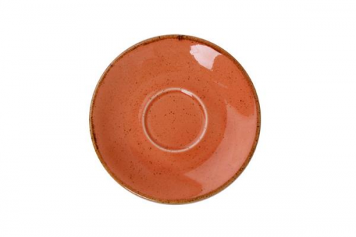 Блюдце для чашки кофейной d-120 мм цвет оранжевый, Seasons, Porland