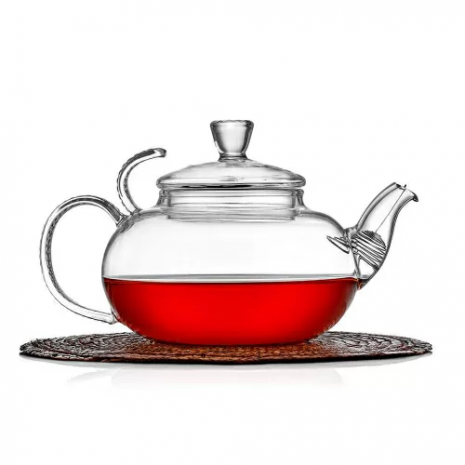 Заварочный чайник Клюква, 600 мл, термостекло с фильтром в носике, P.L. Proff Cuisine