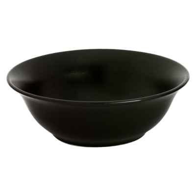 Салатник круглый D 14 см 300 мл, Фарфор цвет чёрный, Bodrum Gural Porselen