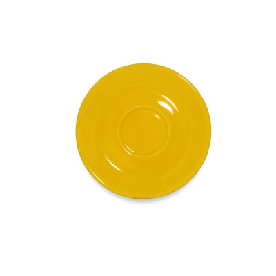 Блюдце D 15 см для чашки 230 мл цвет жёлтый, Lantana Sand Stone