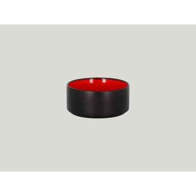 Салатник D 12 см H 5 см 0.48 л, цвет чёрный/красный, RAK Porcelain Fire