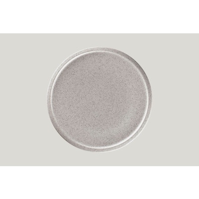 Тарелка плоская Coupe d 21 см цвет серый, фарфор Ease, Rak Porcelain, ОАЭ