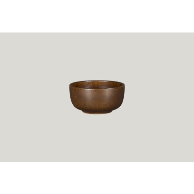 Салатник круглый d 12 см h 6 см 395 мл цвет коричневый, фарфор Ease, Rak Porcelain, ОАЭ