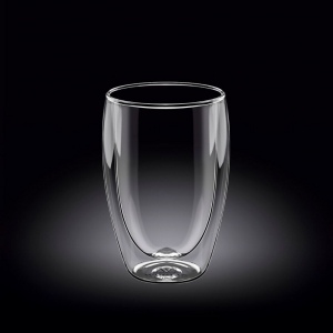 Стакан 300 мл d 7.5 см h 12.5 см с двойными стенками, Thermo Glass Wilmax