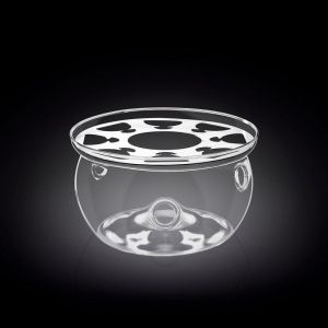 Подставка для подогрева чайника 13*7 см стеклянная Thermo Glass Wilmax 