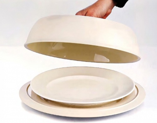 Устройство Клош теплосберегающее, с подставкой под тарелку D 32.5 см h=10 см,  RAK Porcelain ОАЭ