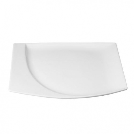 Тарелка прямоугольная плоская 26x23.5 см, Фарфор Mazza, Rak Porcelain