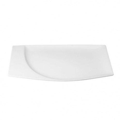 Тарелка прямоугольная плоская 26x17 см, Фарфор Mazza, Rak Porcelain