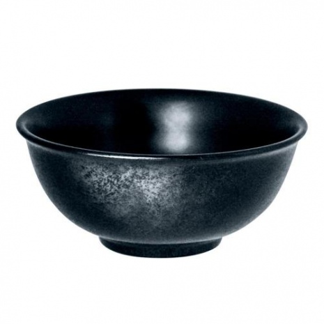 Салатник D 16 см 580 мл, Фарфор цвет чёрный Karbon, Rak Porcelain