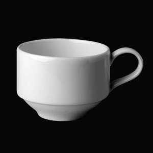Чашка кофейная штабелируемая 90 мл, Фарфор Lyra, Rak Porcelain, ОАЭ