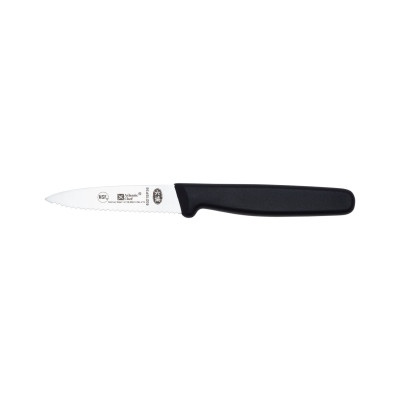 Нож кухонный универсальный длина 19 см с зубчатым лезвием 8 см нержавеющая сталь, ручка пластик, Atlantic Chef