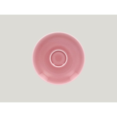 Блюдце D 13 см для кофейной чашки, Фарфор цвет Розовый, Vintage Rak Porcelain, ОАЭ