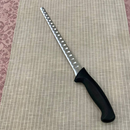 Нож слайсер для нарезки рыбы длина 40 см, лезвие 26 см нержавеющая сталь, ручка пластик, Atlantic Chef