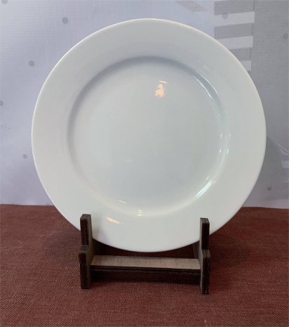 Тарелка плоская d 18 см, белый фарфор Gural Delta, Турция