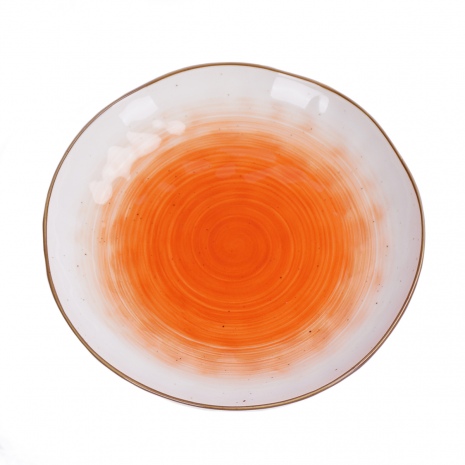 Салатник 500 мл 21.5*3.8 см фарфор оранжевый цвет, The Sun P.L. Proff Cuisine