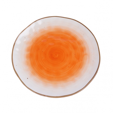 Тарелка плоская d 19 см фарфор оранжевый цвет, The Sun P.L. Proff Cuisine
