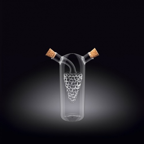 Бутылка для масла и уксуса 250/50 мл 2в1, Thermo Glass Wilmax