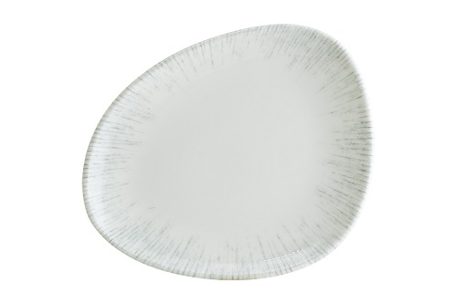Тарелка d 19 см форма Ваго, серый Ирис Bonna