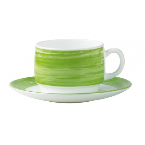 Чашка чайная 190 мл зелёная, Браш Arcoroc