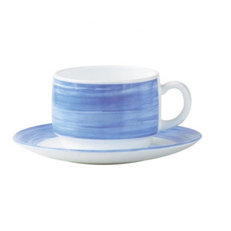Чашка чайная 190 мл голубая, Браш Arcoroc