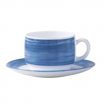 Чашка чайная 190 мл синяя, Браш Arcoroc