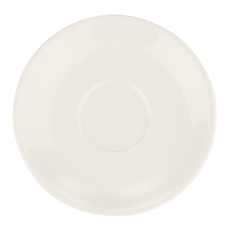 Блюдце d 14 см для чайных чашек арт. BNC02CF и RIT02CF, Гурмэ Белый, Bonna