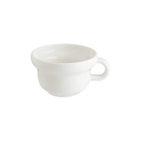 Чашка чайная 250 мл, блюдце арт. KAF01CPT, Кафф Белый, Bonna