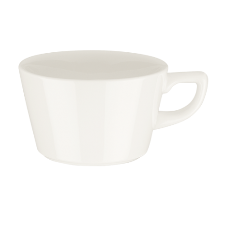 Чашка чайная 250 мл, блюдце арт. COR250KT, Белый, Bonna